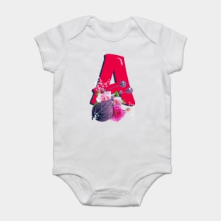 Letter A Baby Bodysuit